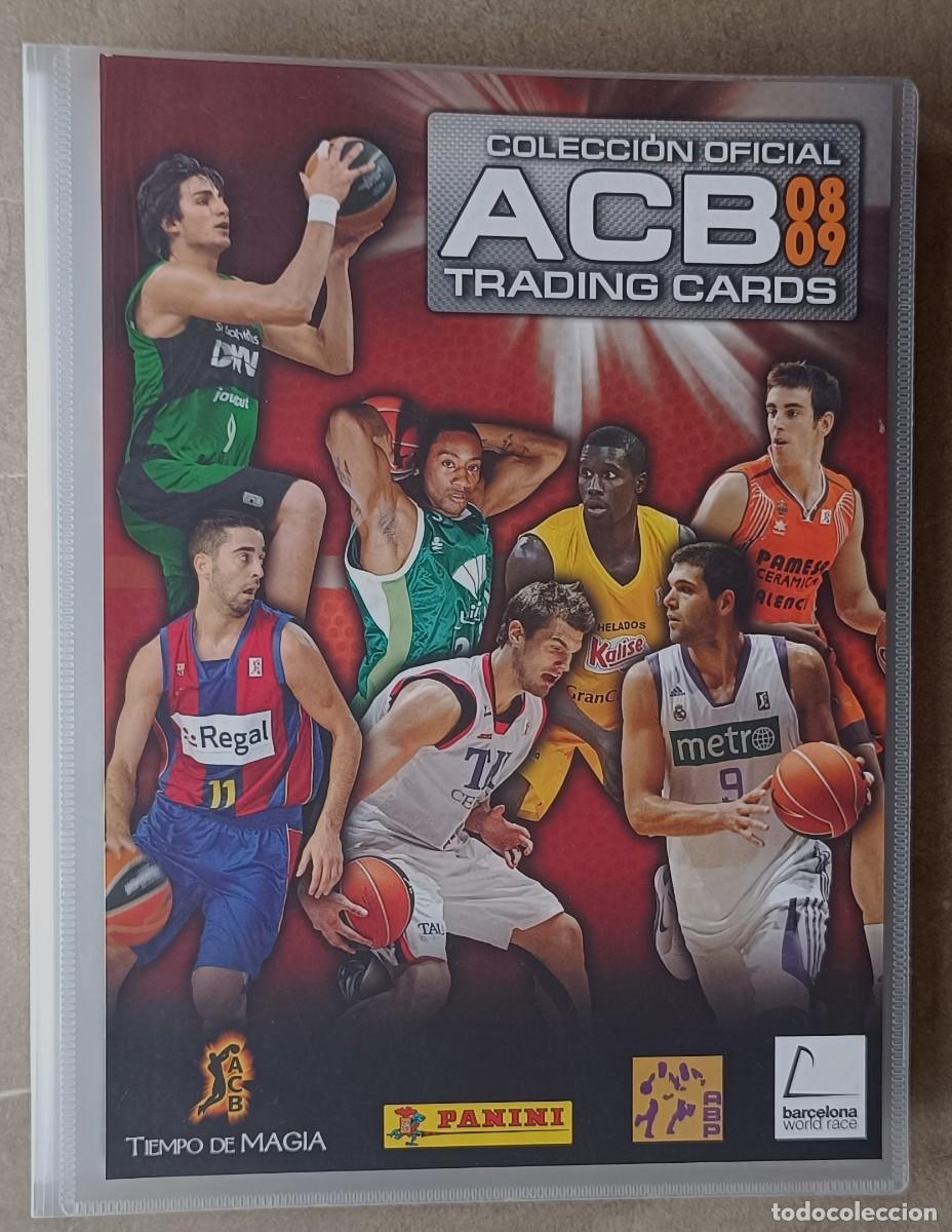 Trading cards: COLECCI&Oacute;N OFICIAL ACB 08/09 - TRADING CARDS - PANINI - COMPLETA Y PERFECTA