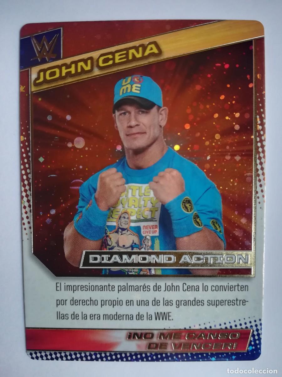 Trading cards: WWE N&ordm; 014. Diamond Action. John Cena. Panini 2015.