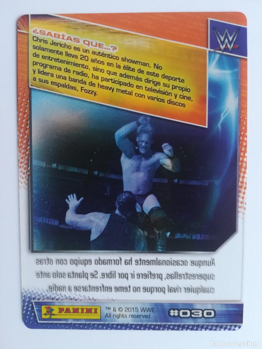 Trading cards: WWE N&ordm; 030. Chris Jericho. Panini 2015. - Foto 2