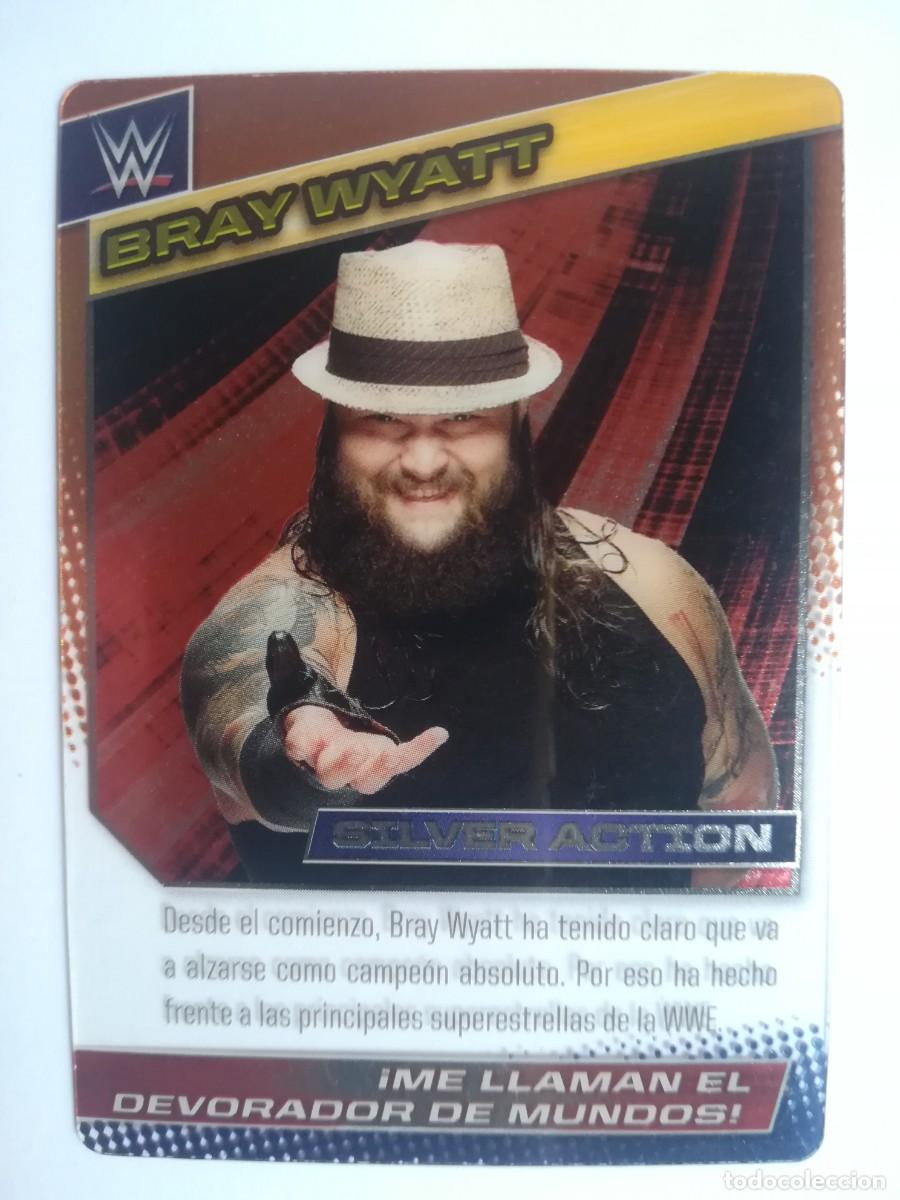 Trading cards: WWE N&ordm; 056. Silver Action. Bray Wyatt. Panini 2015.