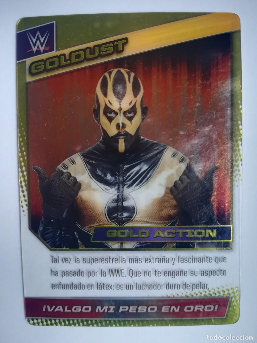 Trading cards: WWE N&ordm; 091. Gold Action. Goldust. Panini 2015.