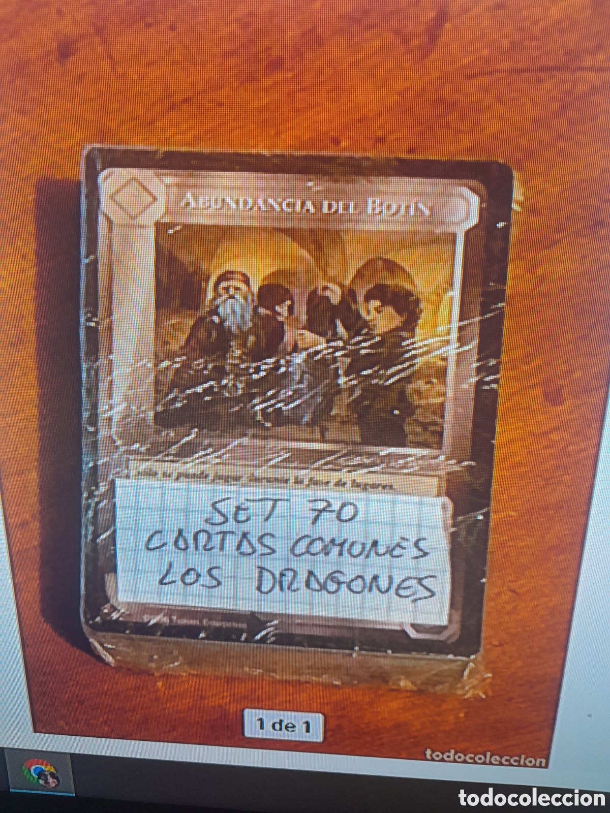 Trading cards: Meccg set completo satm 70 cartas comunes limitada los dragones diferentes tolkien castellano