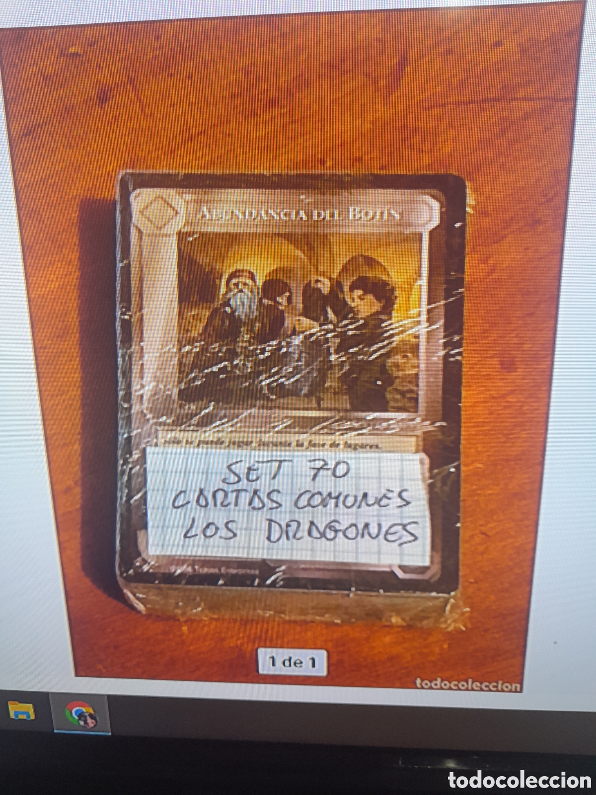 Trading cards: Meccg set completo satm 70 cartas comunes limitada los dragones diferentes tolkien castellano
