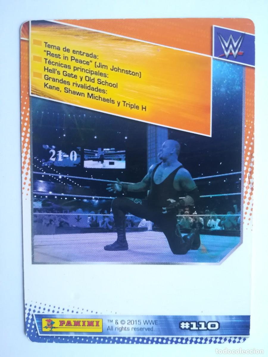 Trading cards: WWE N&ordm; 110. Diamond Action. Undertaker. Panini 2015. - Foto 2