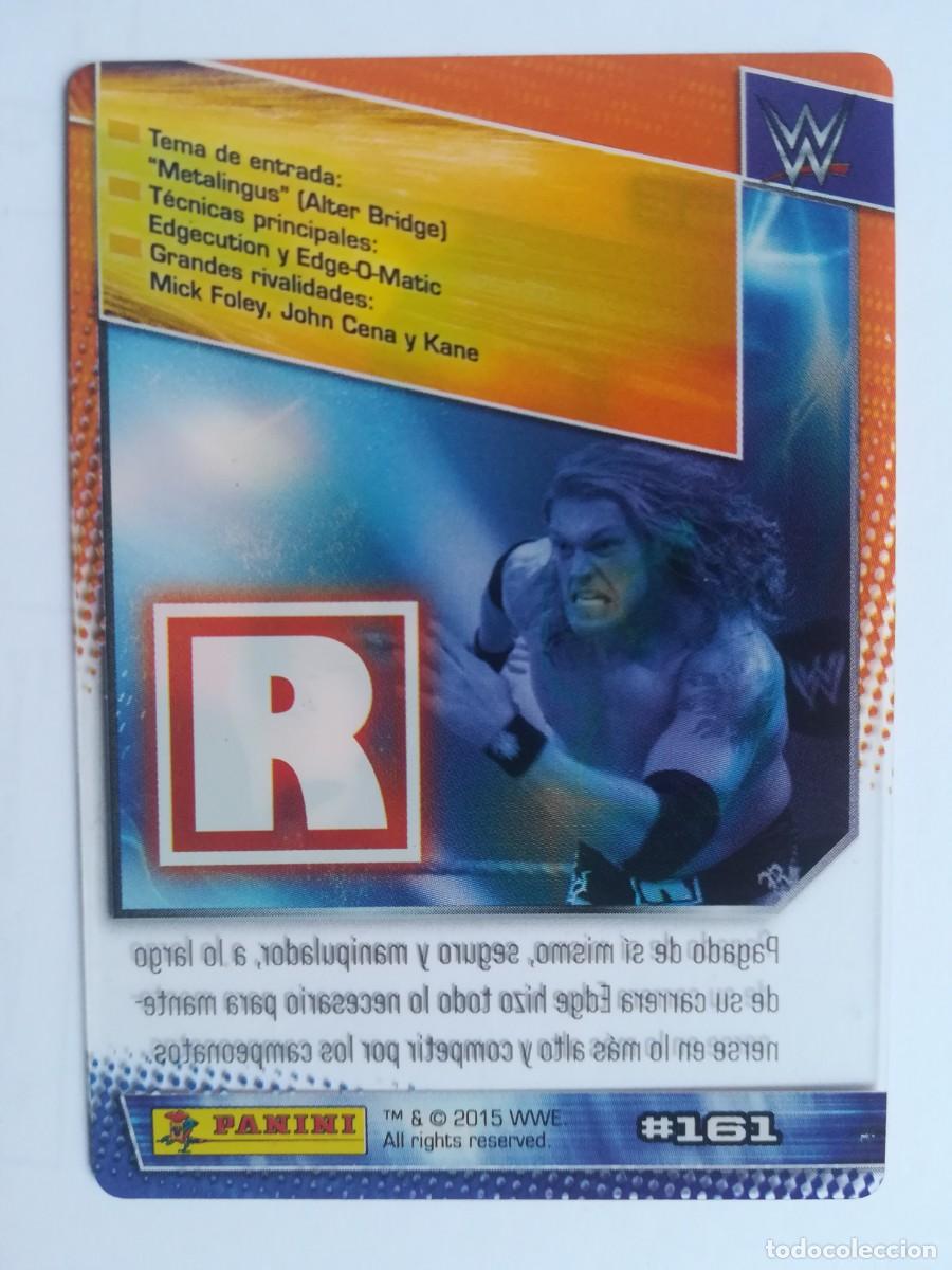 Trading cards: WWE N&ordm; 161. Edge. Panini 2015. - Foto 2