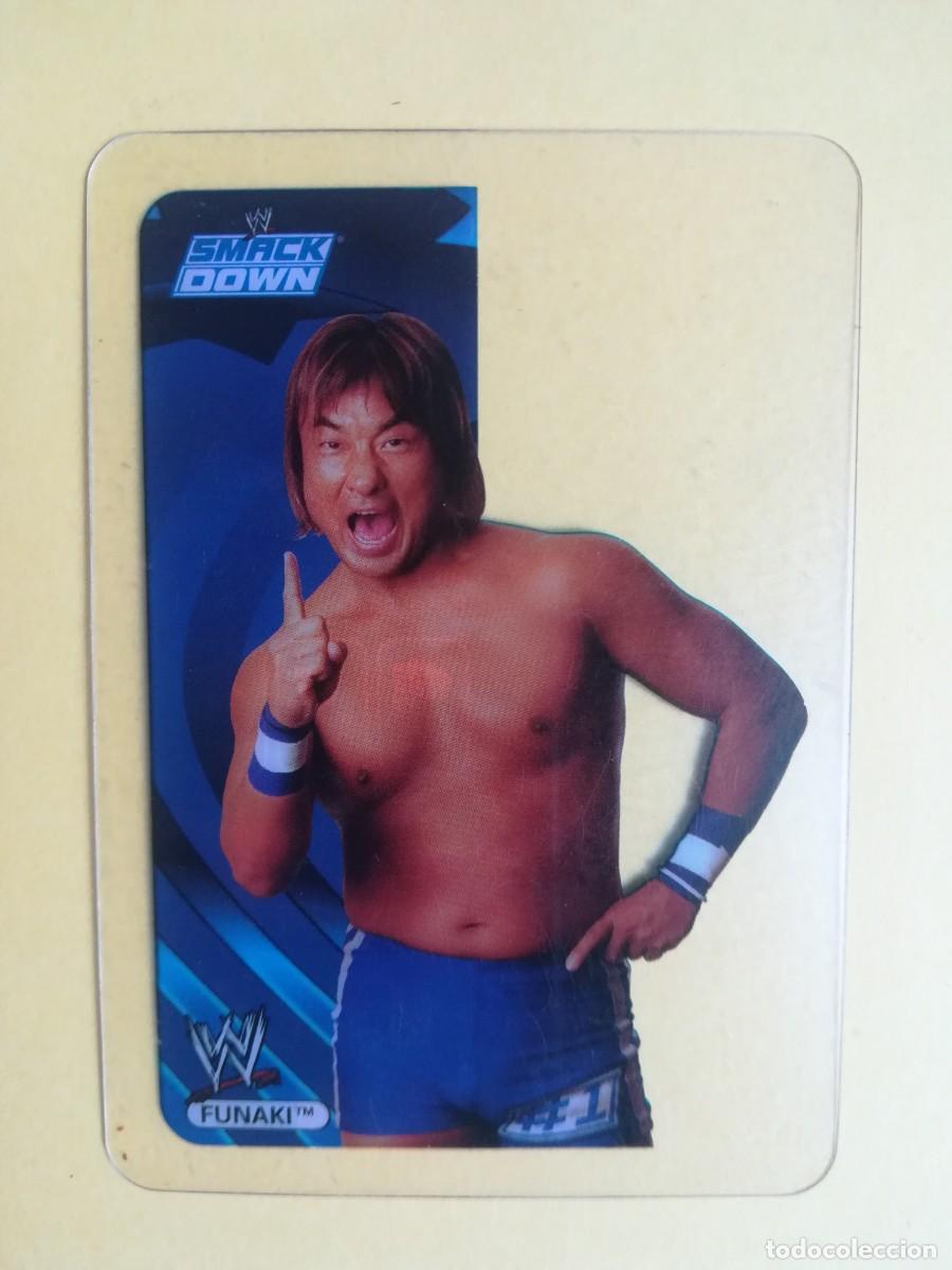 Trading cards: WWE Smack Down N&ordm; 005. Funaki. Lamincards Collection New Edition. Edibas