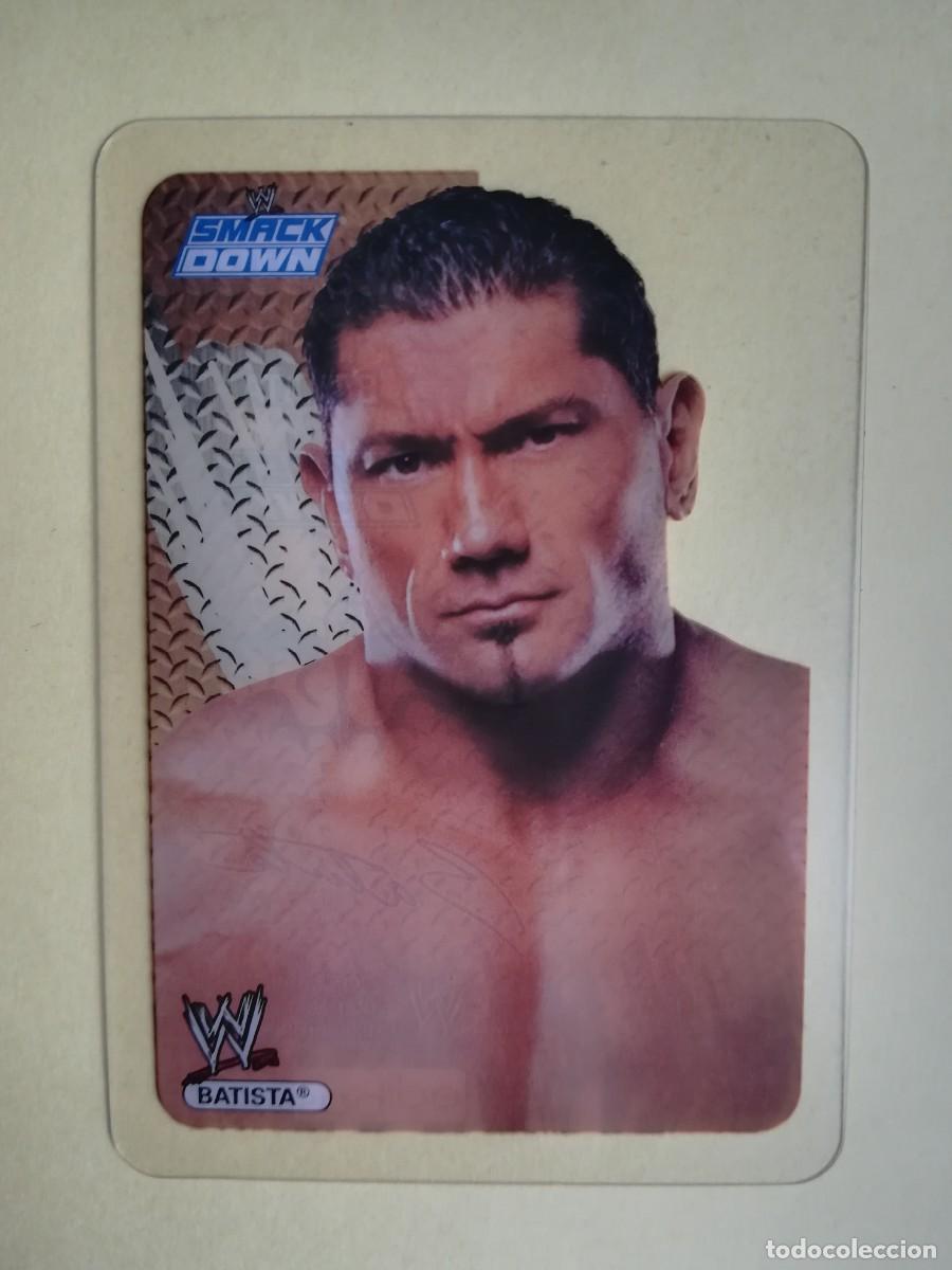 Trading cards: WWE Smack Down N&ordm; 151. Batista. Lamincards Collection Pressing Catch. Edibas