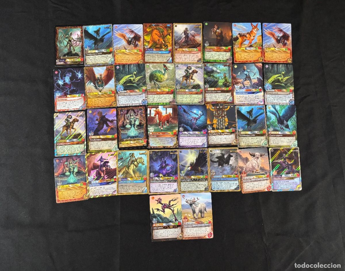 Trading cards: LOTE 34 CARTAS FANTASY RIDERS &ndash; ORO PLATA FOIL + MOMIA Y SHEREZADE EDICI&Oacute;N LIMITADA
