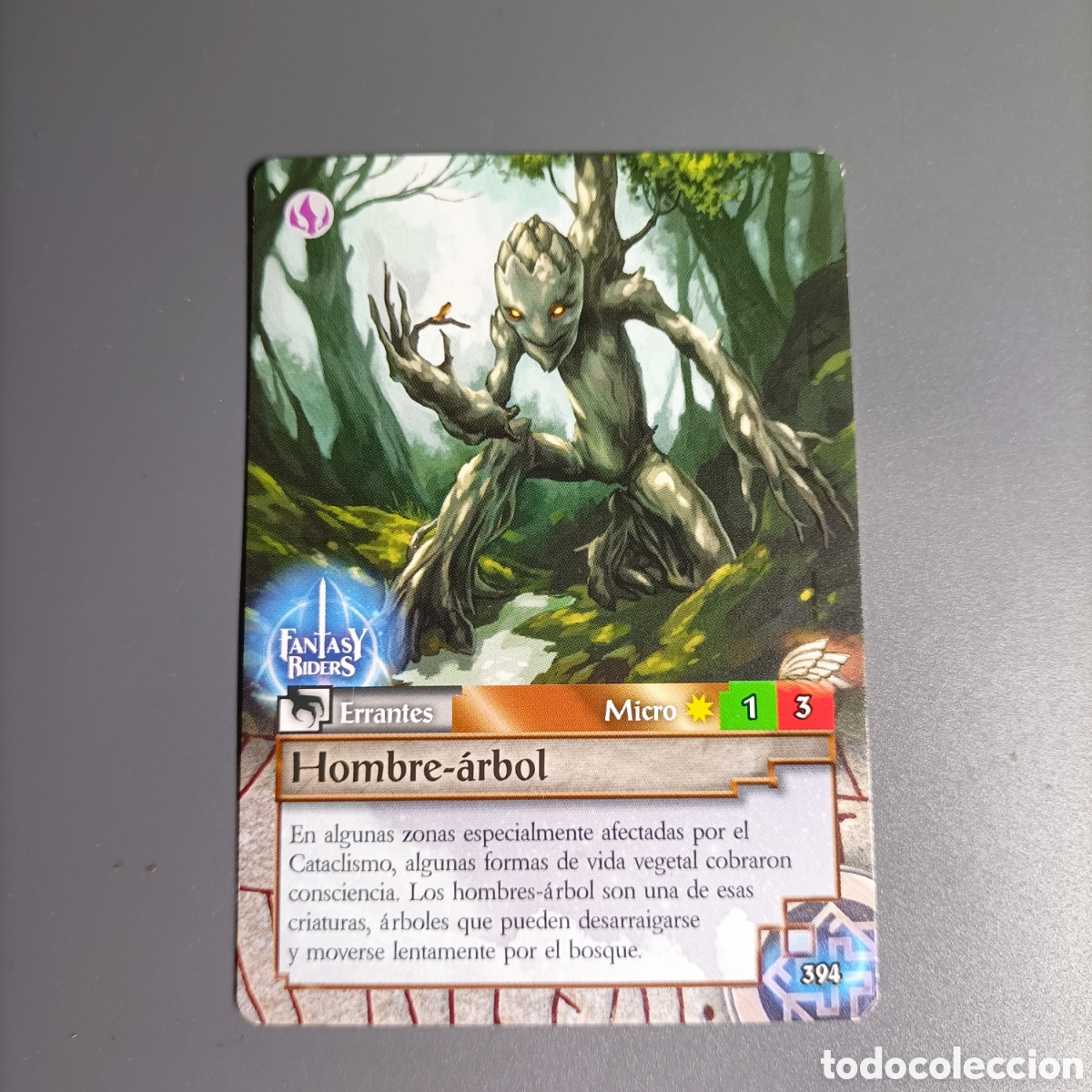 Trading cards: CARTA COLECCI&Oacute;N. FANTASY RIDERS 2018. №394 HOMBRE-ARBOL