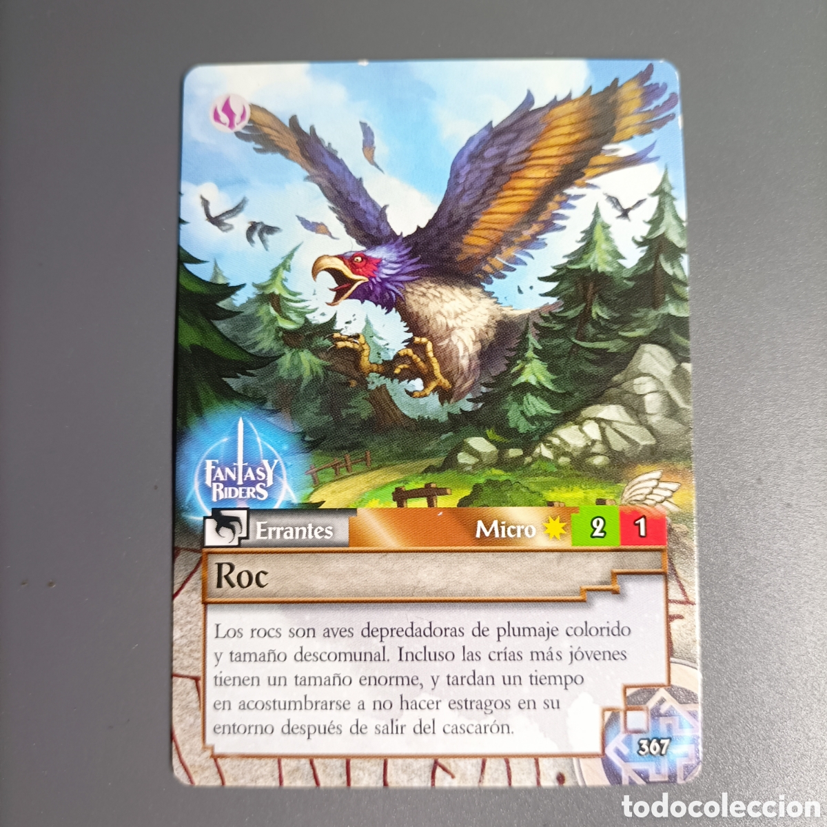 Trading cards: CARTA COLECCI&Oacute;N. FANTASY RIDERS 2018. №367 ROC
