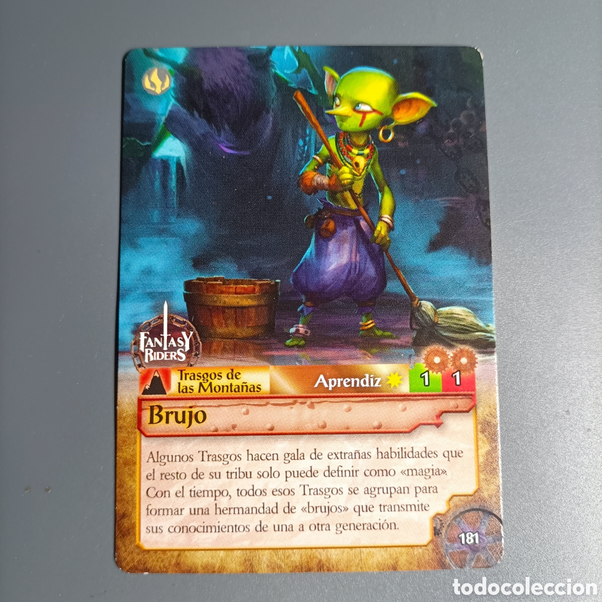 Trading cards: CARTA COLECCI&Oacute;N. FANTASY RIDERS 2018. №181 BRUJO