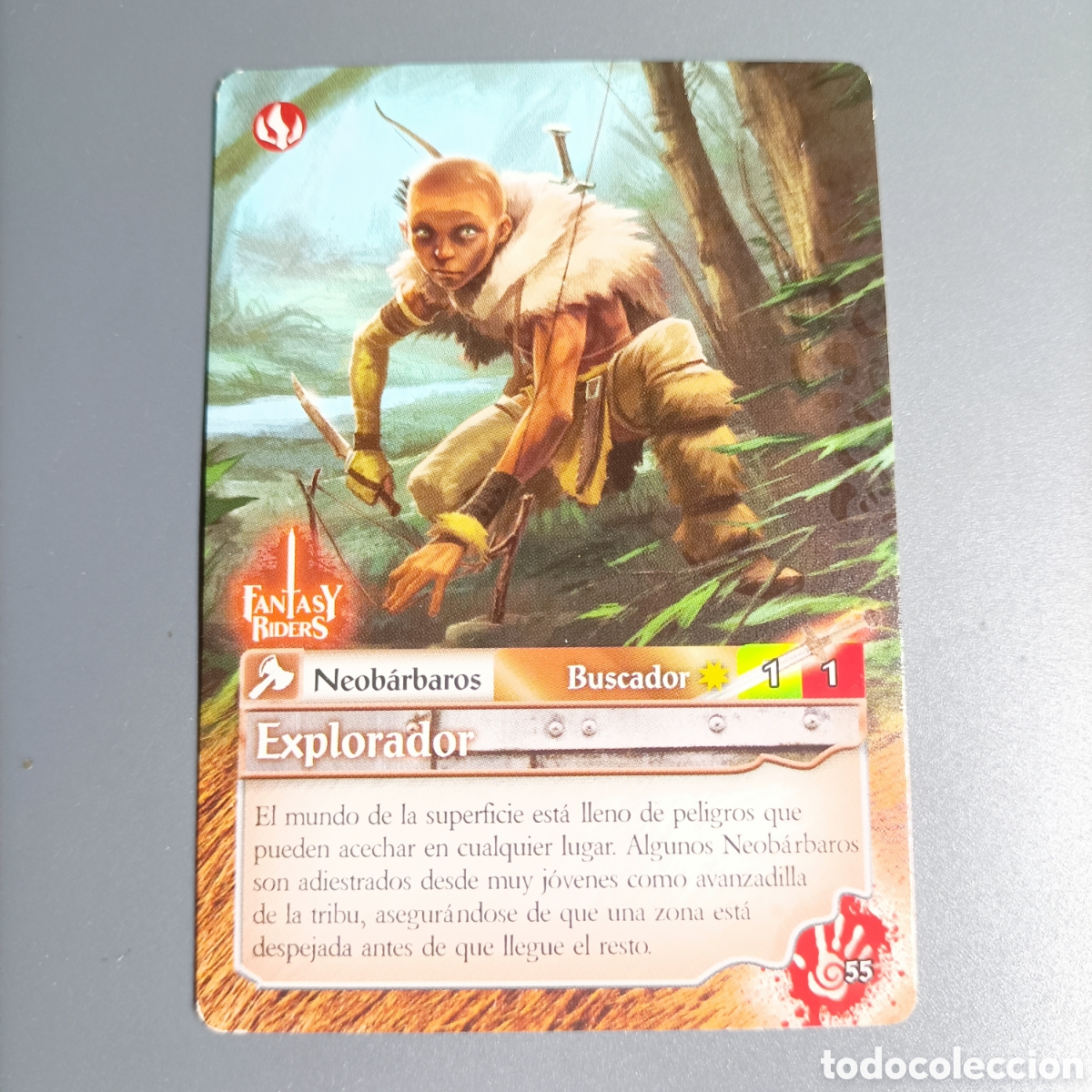 Trading cards: CARTA COLECCI&Oacute;N. FANTASY RIDERS 2018. №55 EXPLORADOR