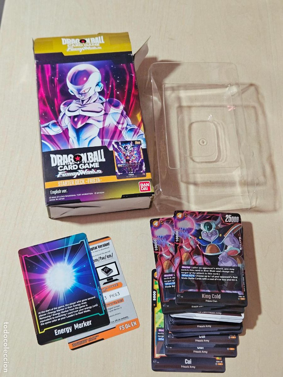 Trading cards: Bandai - Dragon Ball Super mazo de iniciaci&oacute;n - Fusion World (FS04) FRIEZA - LEER ANUNCIO