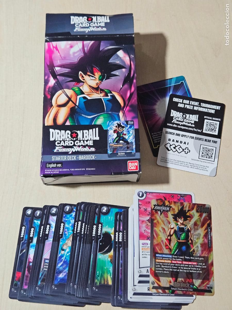 Trading cards: Bandai - Dragon Ball Super mazo de iniciaci&oacute;n - Fusion World (FS05) BARDOCK - LEER ANUNCIO