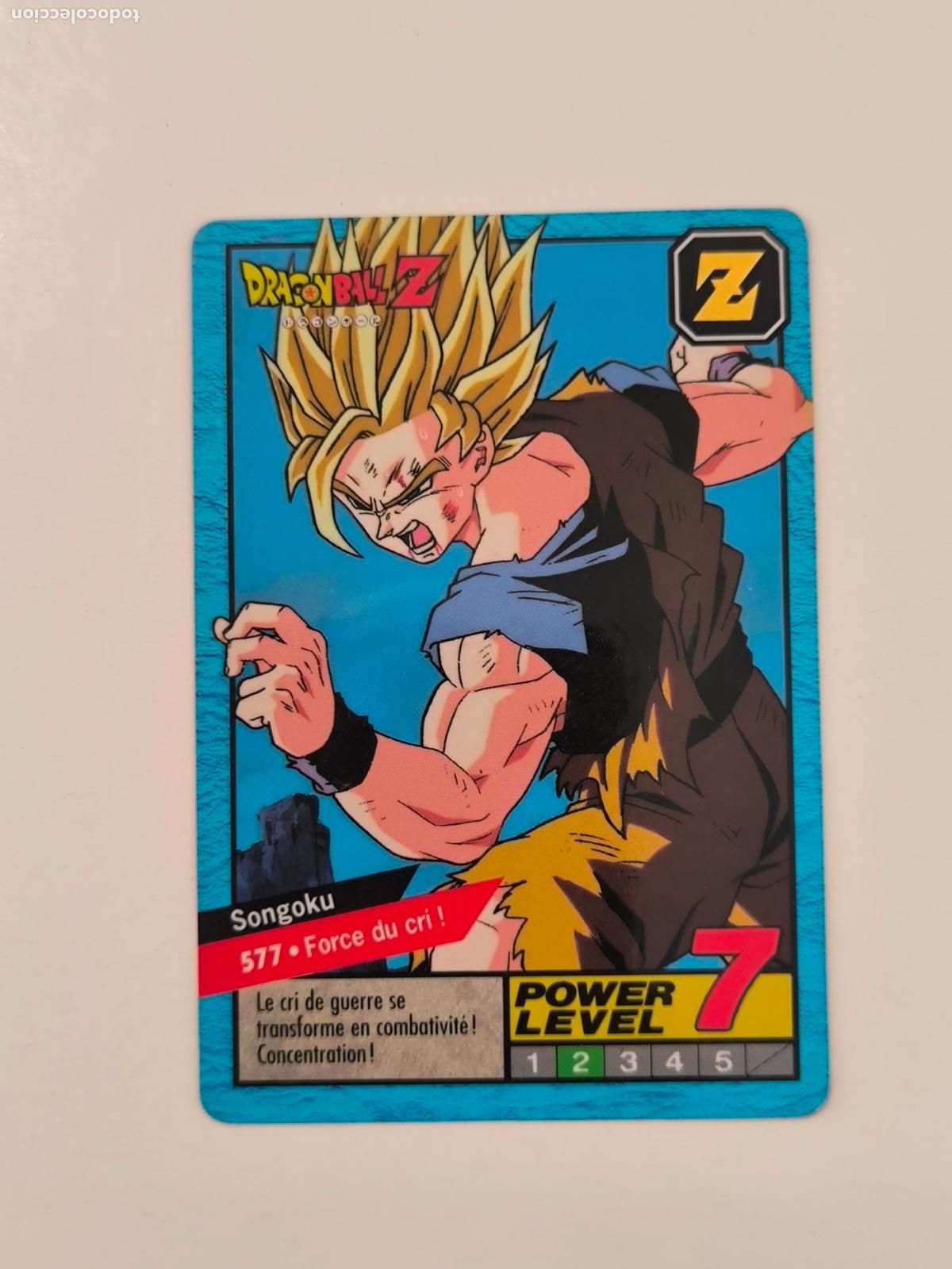 Trading cards: DRAGON BALL SUPER BATTLE CARDDASS - N&ordm; 577 - POWER LEVEL - EN FRANCES - CARD / BANDAI (O7C1)