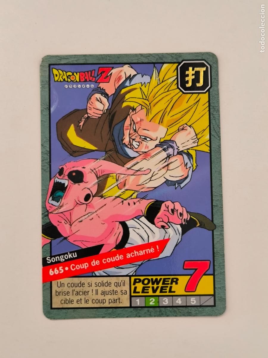 Trading cards: DRAGON BALL SUPER BATTLE CARDDASS - N&ordm; 665 - POWER LEVEL - EN FRANCES - CARD / BANDAI (O7C1)