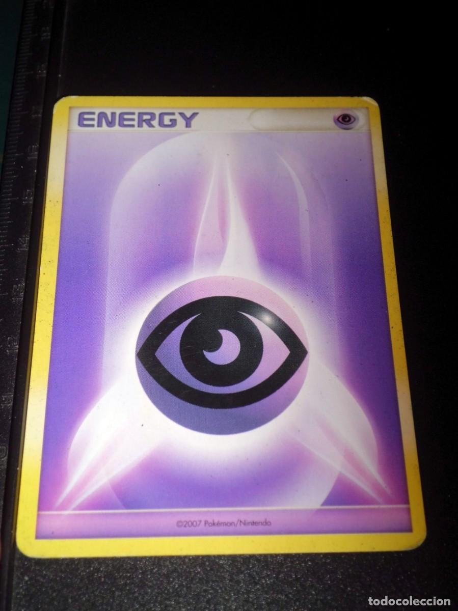 Trading cards: Carta Pok&eacute;mon Energ&iacute;a. Ps&iacute;quico. 2007. Ingl&eacute;s. Diamond & Pearl. Muy buen estado.