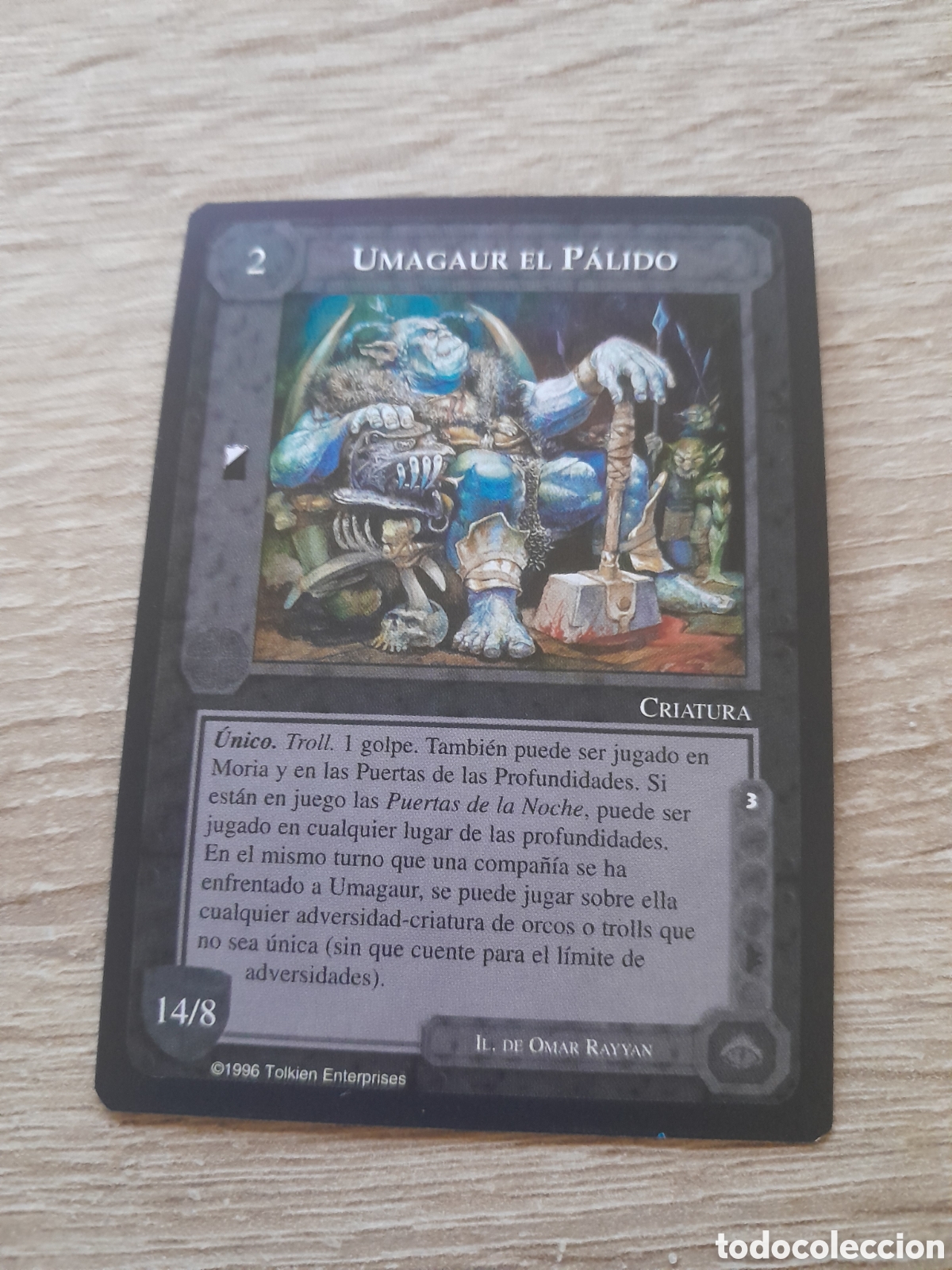 Trading cards: Meccg satm servidores tolkien castellano umagaur el palido