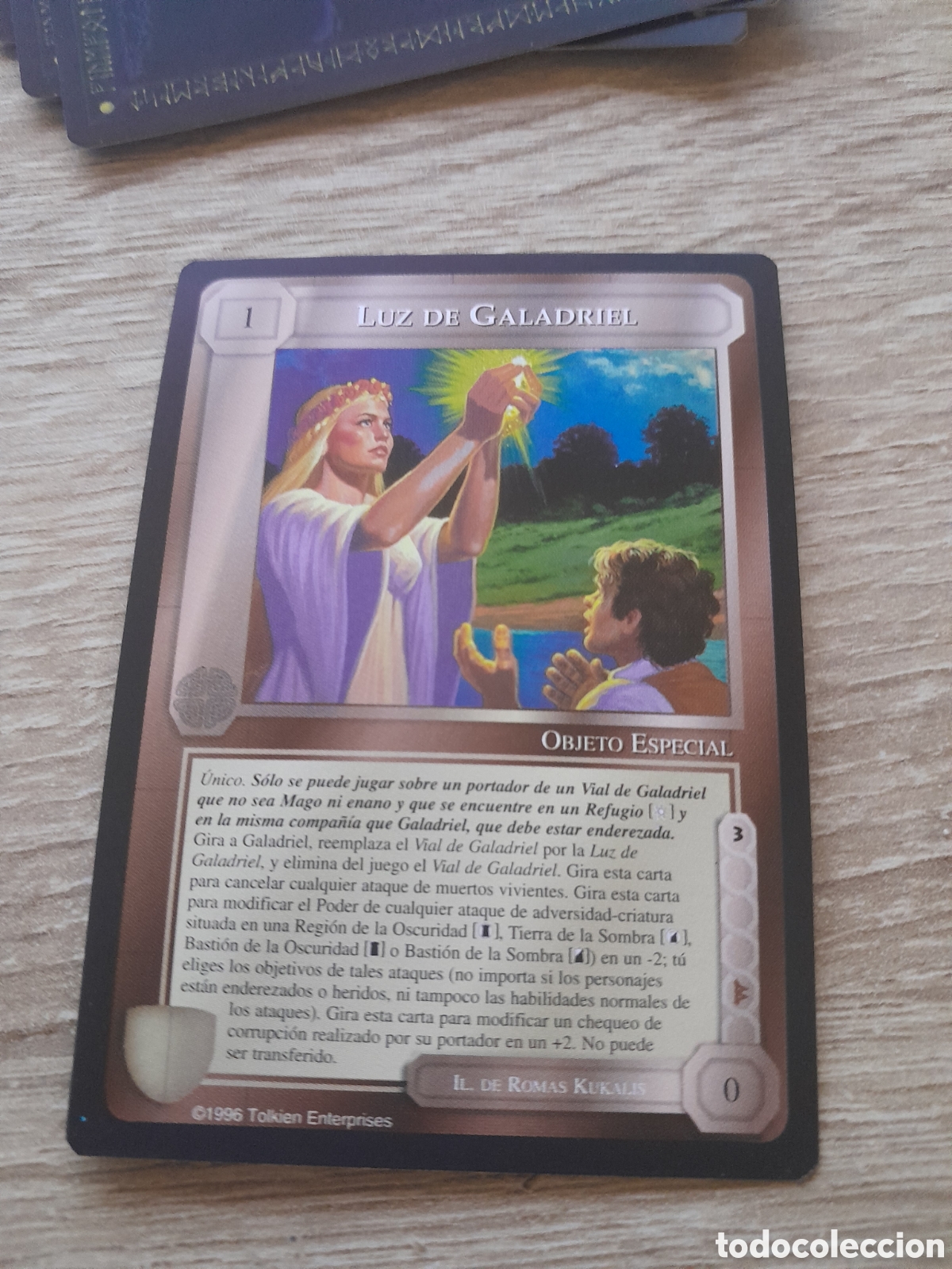 Trading cards: Meccg satm servidores tolkien castellano luz de galadriel