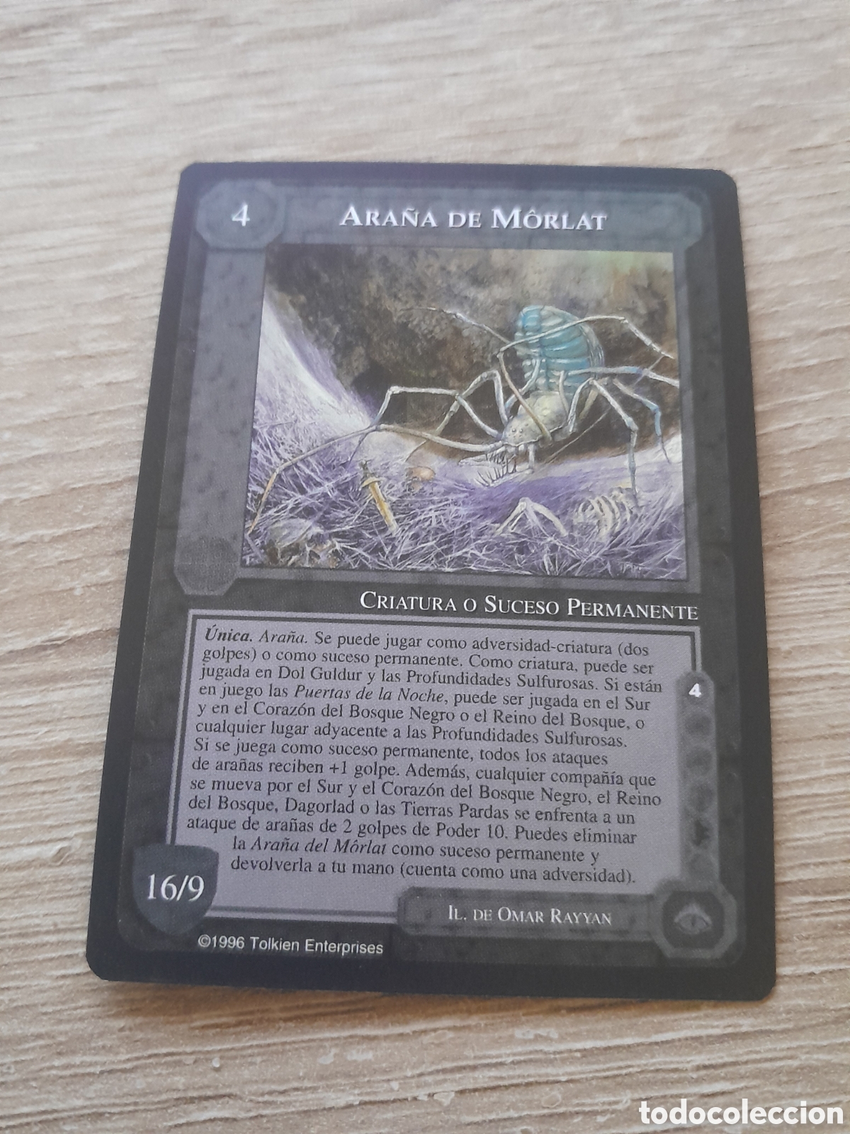 Trading cards: Meccg satm servidores tolkien castellano ara&ntilde;a de morlat
