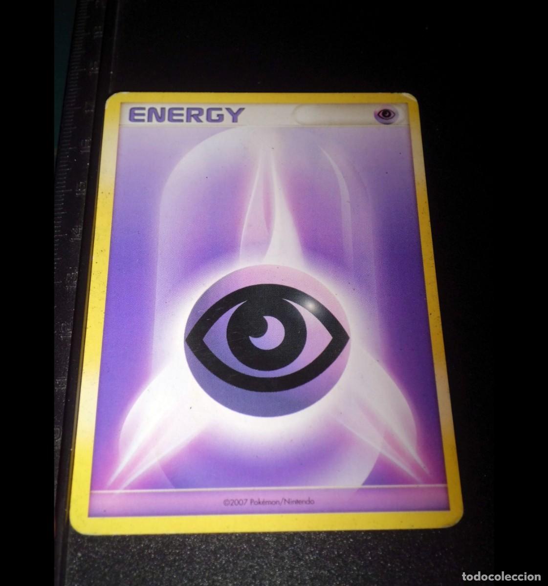 Sammelkarten: Carta Pok&eacute;mon Energ&iacute;a. Ps&iacute;quico. 2007. Ingl&eacute;s. Diamond & Pearl. Muy buen estado.