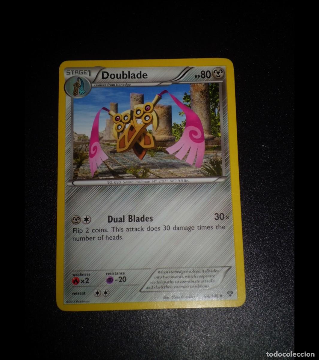 Trading cards: Carta Pok&eacute;mon DOUBLADE. Tipo: Metal. &Eacute;poca: XY - Base Set. Infrecuente. Ingl&eacute;s