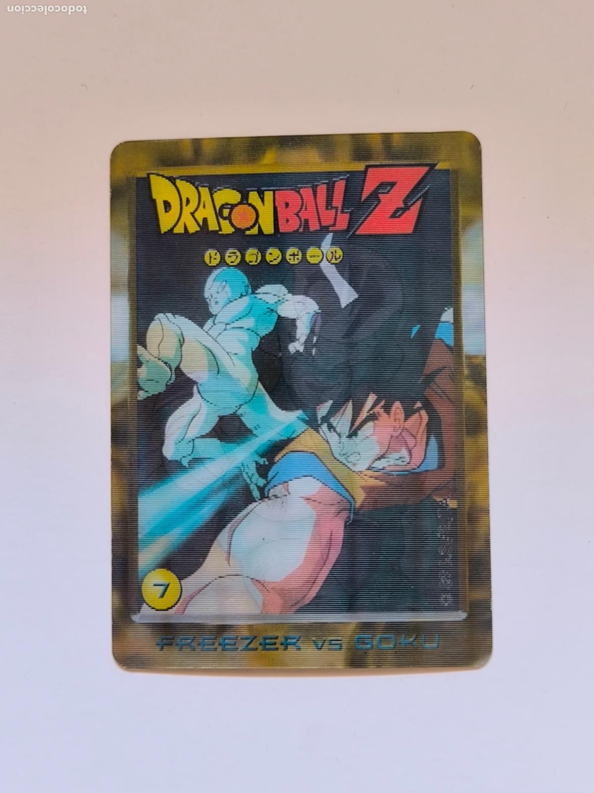 Trading cards: DRAGON BALL Z LENTICOLARI SERIE GOLD - N&ordm; 7 - CARD / GIOCHI PREZIOSI / ITALIA (P7A1)