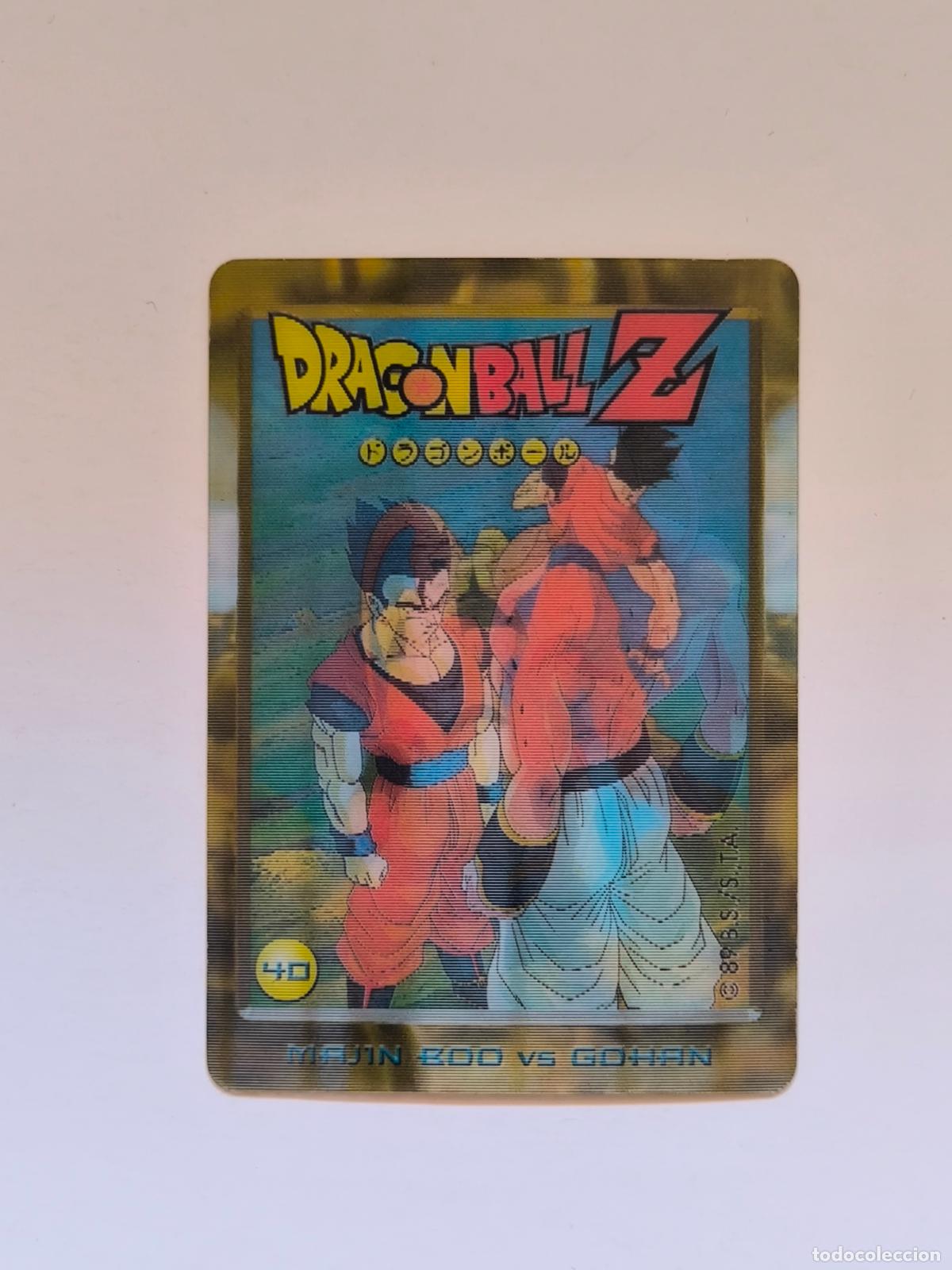 Trading cards: DRAGON BALL Z LENTICOLARI SERIE GOLD - N&ordm; 40 - CARD / GIOCHI PREZIOSI / ITALIA (P7A1)