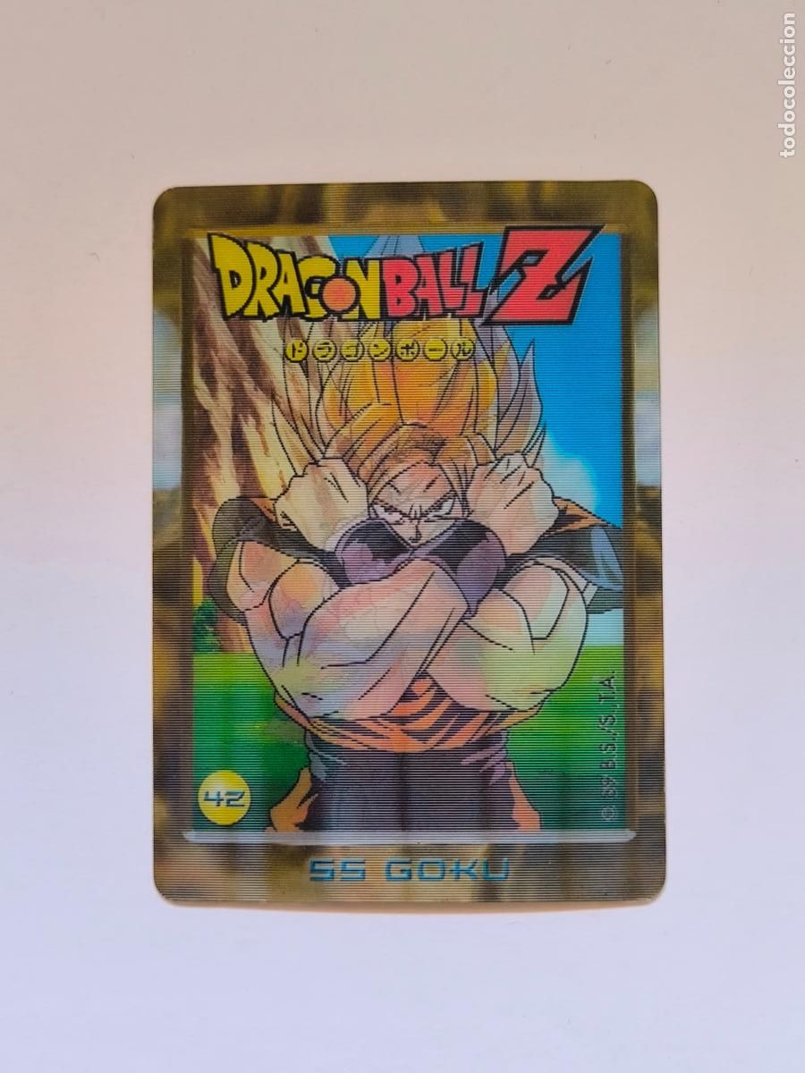Trading cards: DRAGON BALL Z LENTICOLARI SERIE GOLD - N&ordm; 42 - CARD / GIOCHI PREZIOSI / ITALIA (P7A1)