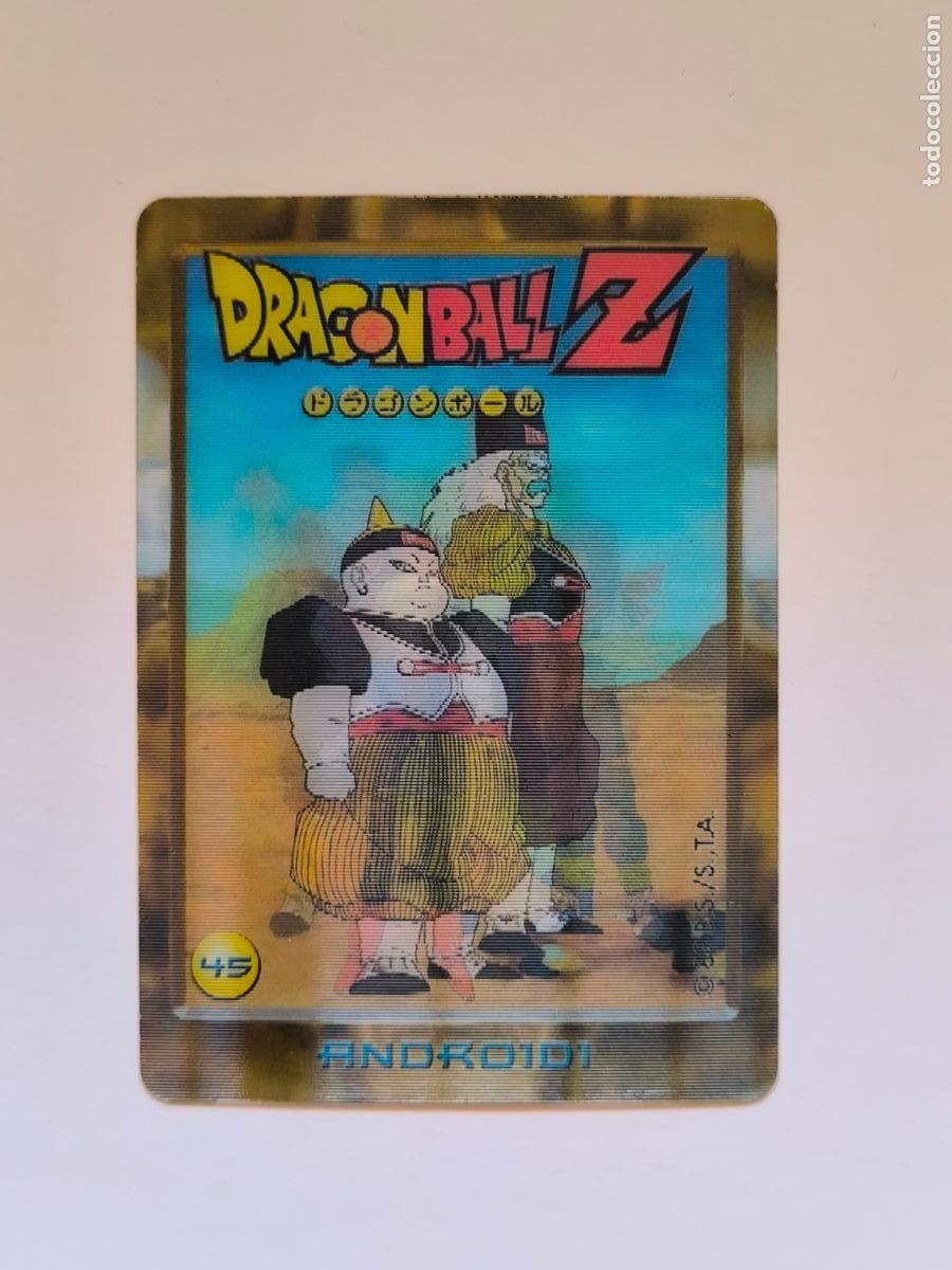 Trading cards: DRAGON BALL Z LENTICOLARI SERIE GOLD - N&ordm; 45 - CARD / GIOCHI PREZIOSI / ITALIA (P7A1)