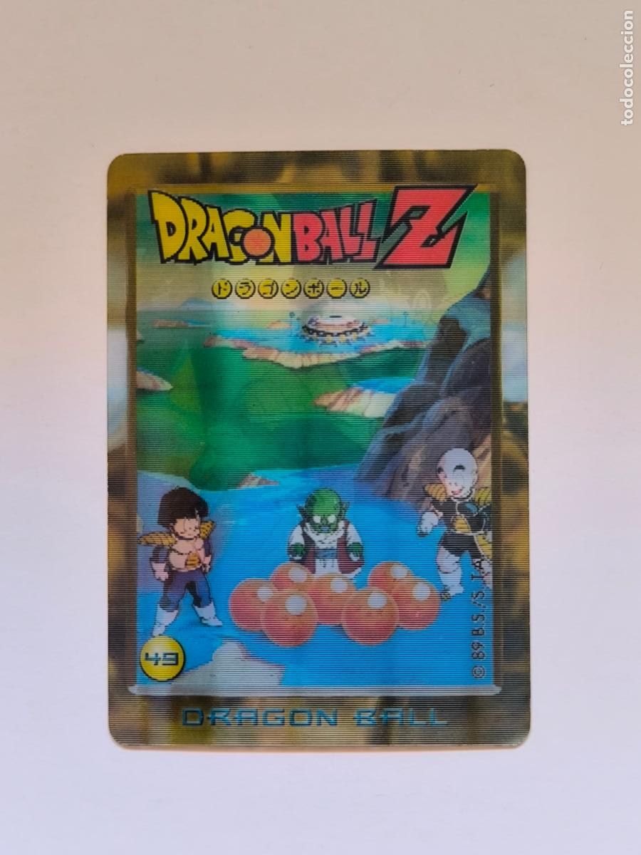 Trading cards: DRAGON BALL Z LENTICOLARI SERIE GOLD - N&ordm; 49 - CARD / GIOCHI PREZIOSI / ITALIA (P7A1)