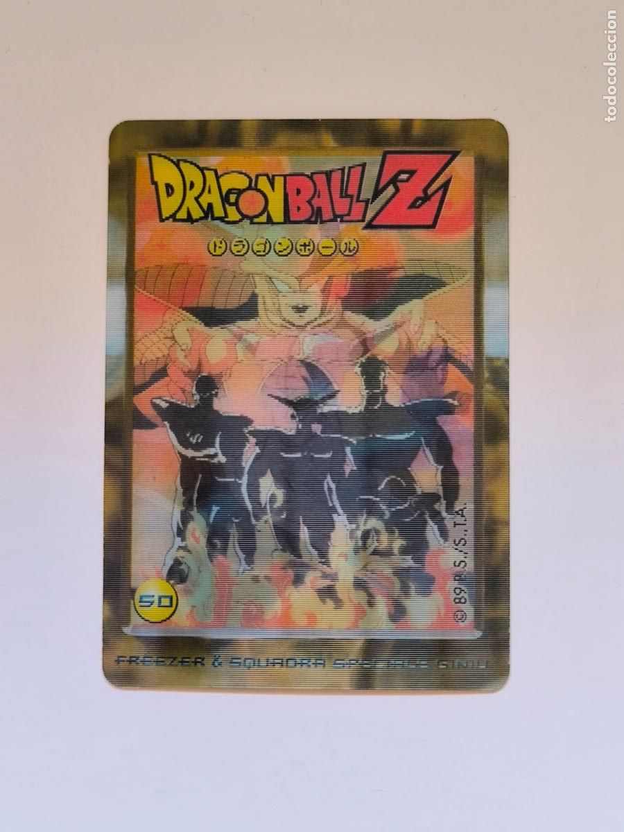 Trading cards: DRAGON BALL Z LENTICOLARI SERIE GOLD - N&ordm; 50 - CARD / GIOCHI PREZIOSI / ITALIA (P7A1)
