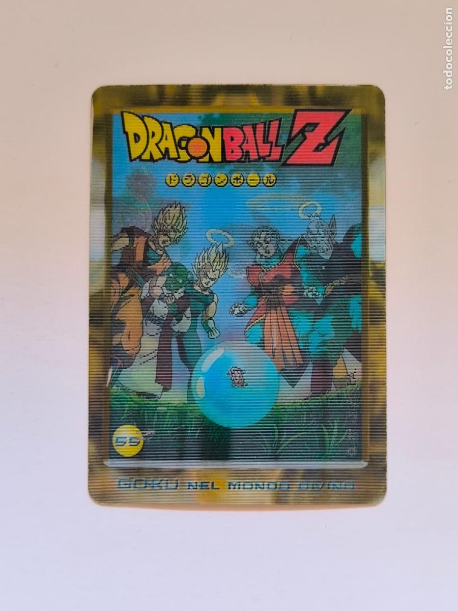 Trading cards: DRAGON BALL Z LENTICOLARI SERIE GOLD - N&ordm; 55 - CARD / GIOCHI PREZIOSI / ITALIA (P7A1)