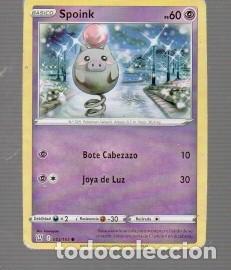Trading cards: CROMO POK&Eacute;MON B&Aacute;SICO SPOINK PS 60 N&ordm; 325 DEL A&Ntilde;O 2021