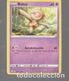 Trading cards: CROMO POK&Eacute;MON B&Aacute;SICO BALTOY PS 60 N&ordm; 343 DEL A&Ntilde;O 2021
