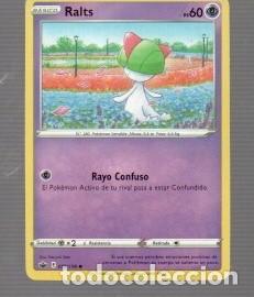 Trading cards: CROMO POK&Eacute;MON B&Aacute;SICO RALTS PS 60 N&ordm; 280 DEL A&Ntilde;O 2021