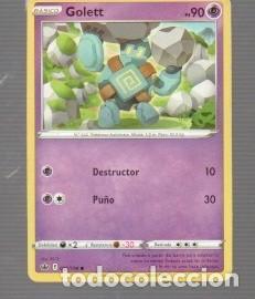 Trading cards: CROMO POK&Eacute;MON B&Aacute;SICO GOLETT PS 90 N&ordm; 622 DEL A&Ntilde;O 2021