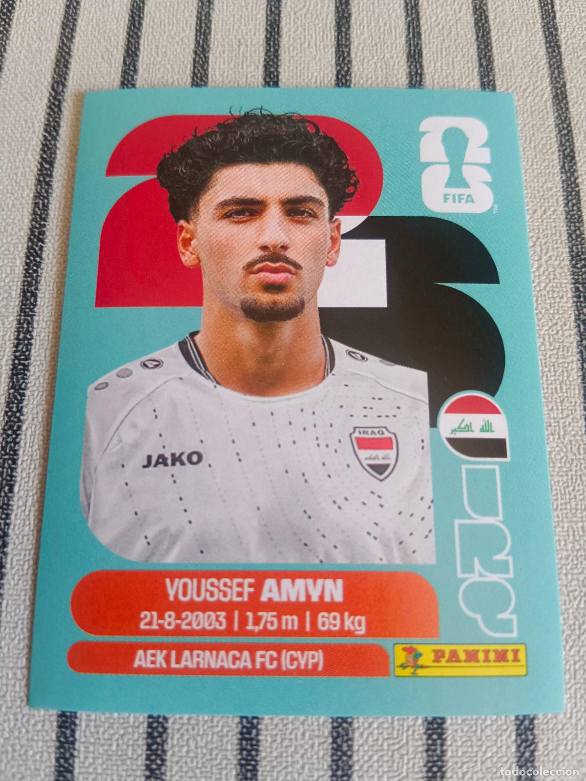 Trading cards: MUNDIAL 2026 ESTADOS UNIDOS USA MEXICO MEJICO CANADA IRQ 14 IRQ14 YOUSSEF AMYN IRAQ FIFA