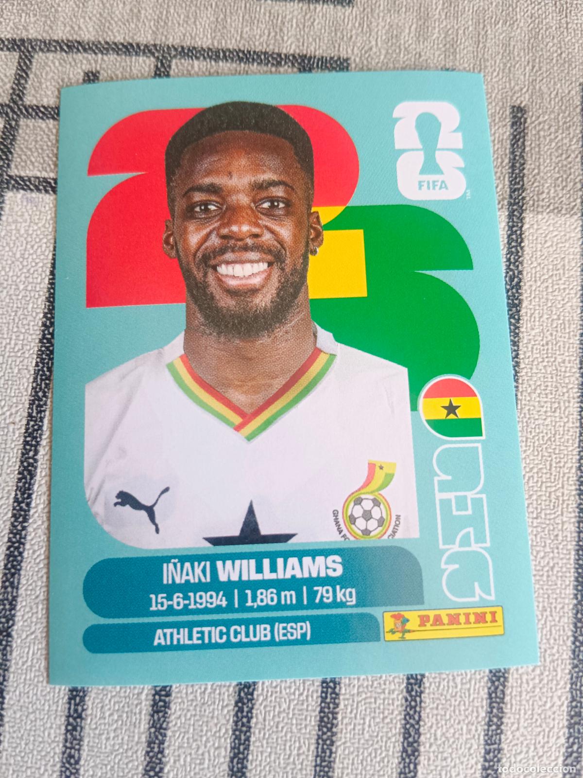 Trading cards: MUNDIAL 2026 ESTADOS UNIDOS USA MEXICO MEJICO CANADA GHA 15 GHA15 I&Ntilde;AKI WILLIAMS GHANA FIFA
