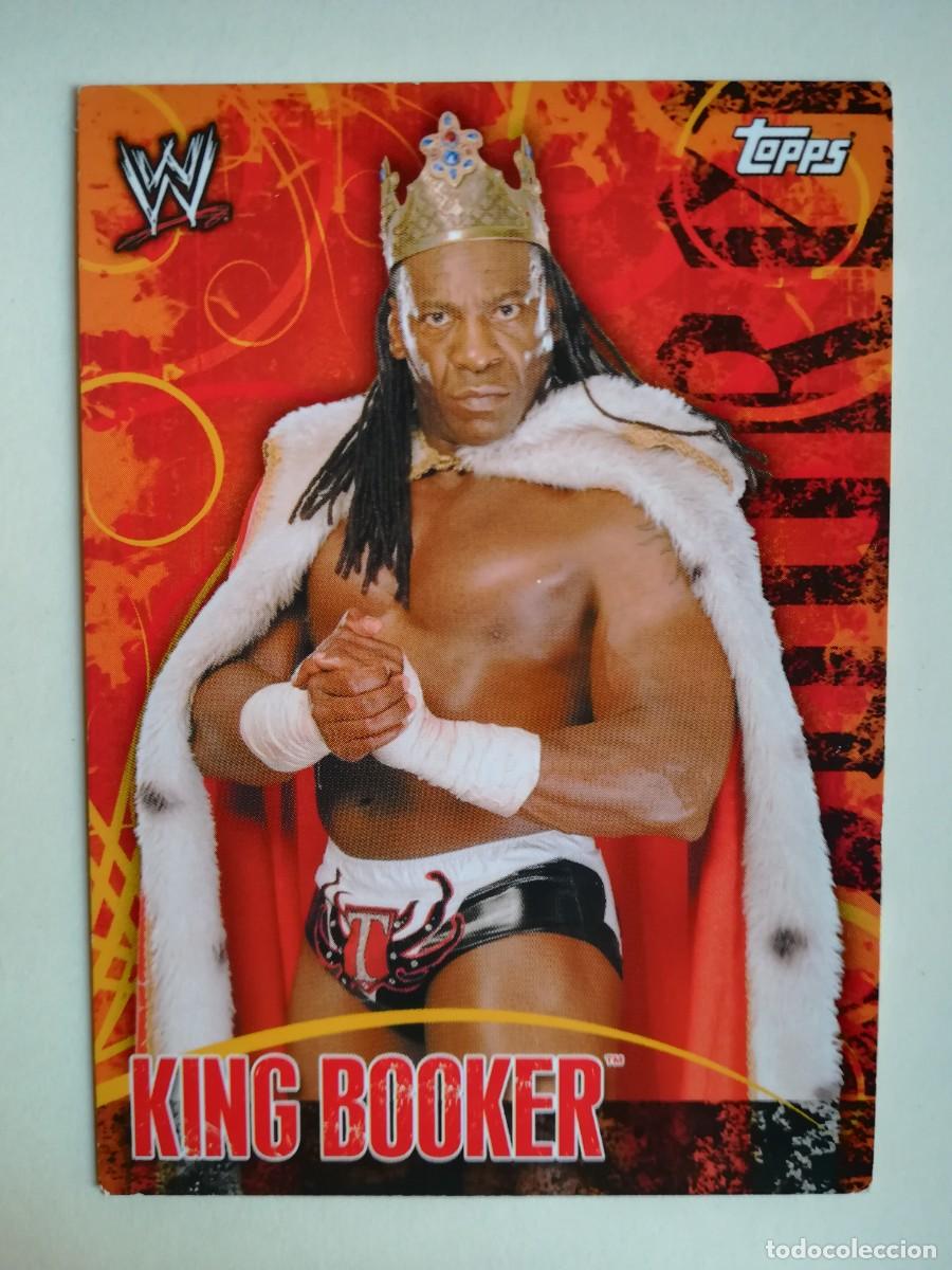 Trading cards: WWE Face Off N&ordm; 14. King Booker. Topps 2007