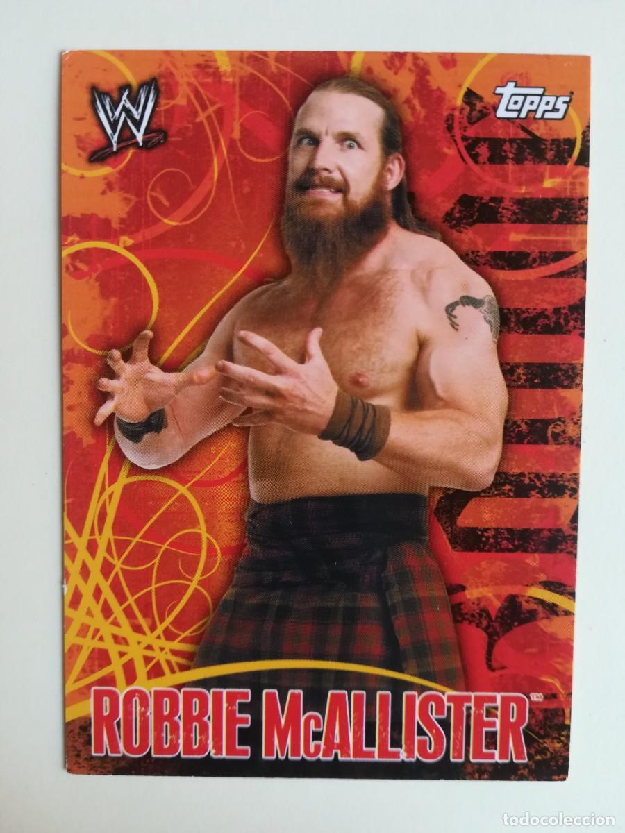 Trading cards: WWE Face Off N&ordm; 19. Robbie McAllister. Topps 2007