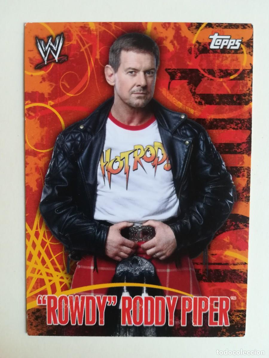 Trading cards: WWE Face Off N&ordm; 21. Rowdy Roddy Piper. Topps 2007