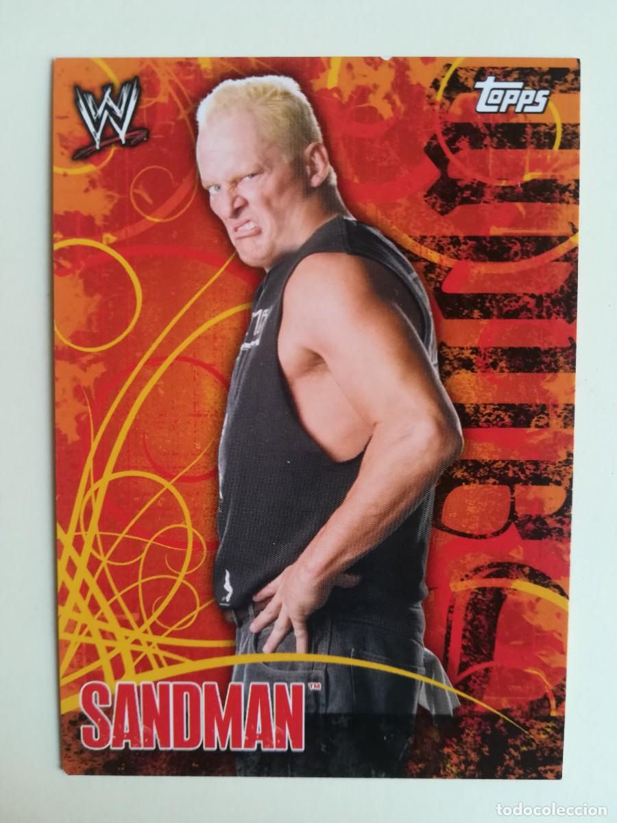 Trading cards: WWE Face Off N&ordm; 22. Sandman. Topps 2007