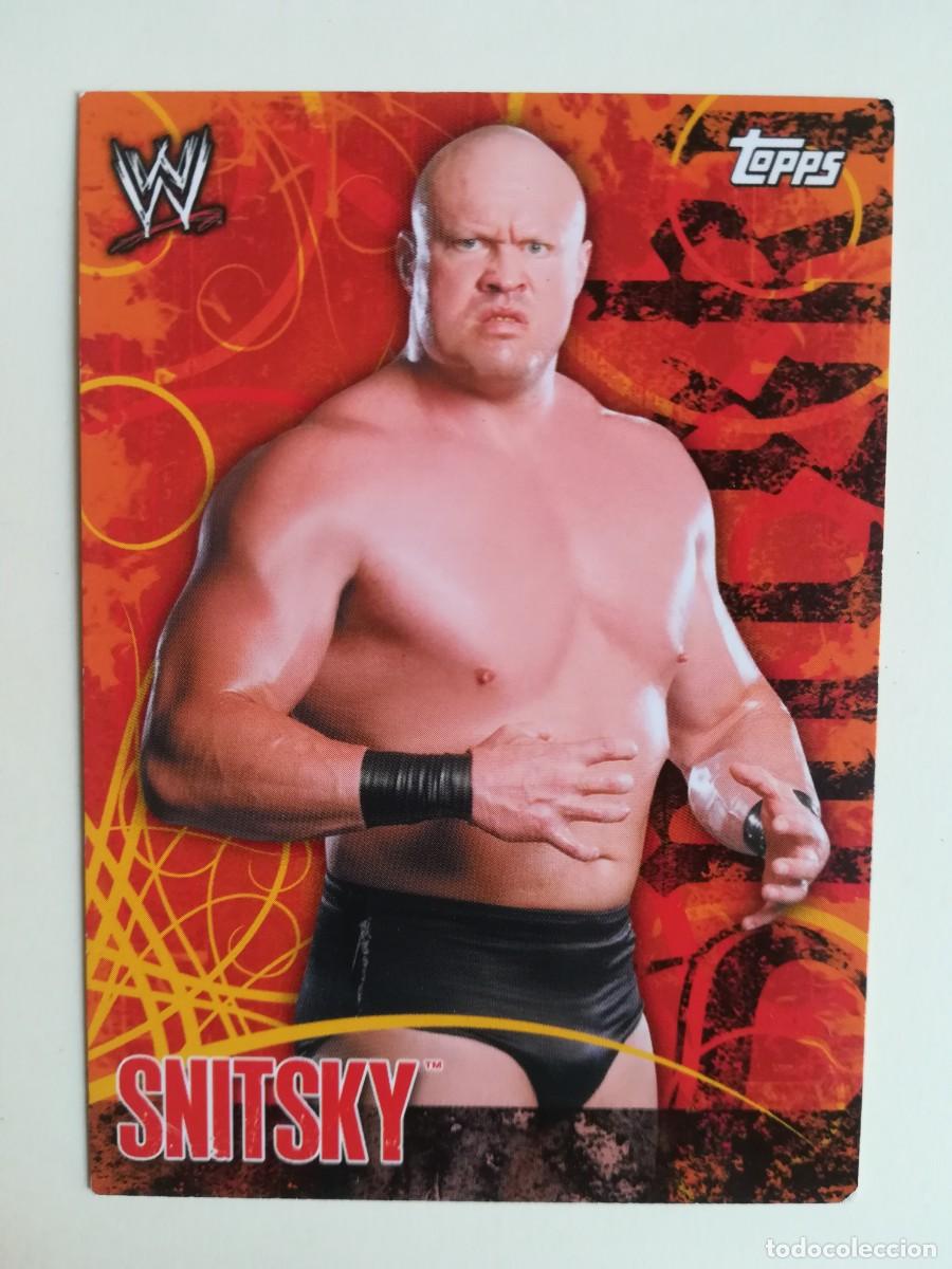 Trading cards: WWE Face Off N&ordm; 28. Snitsky. Topps 2007.