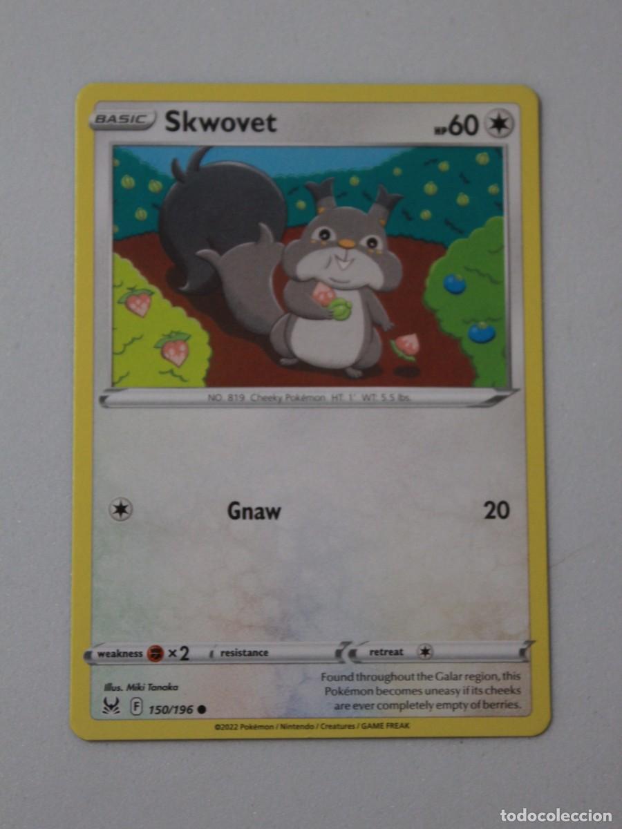Trading cards: Skwovet 150/196 &ndash; Pok&eacute;mon TCG Lost Origin