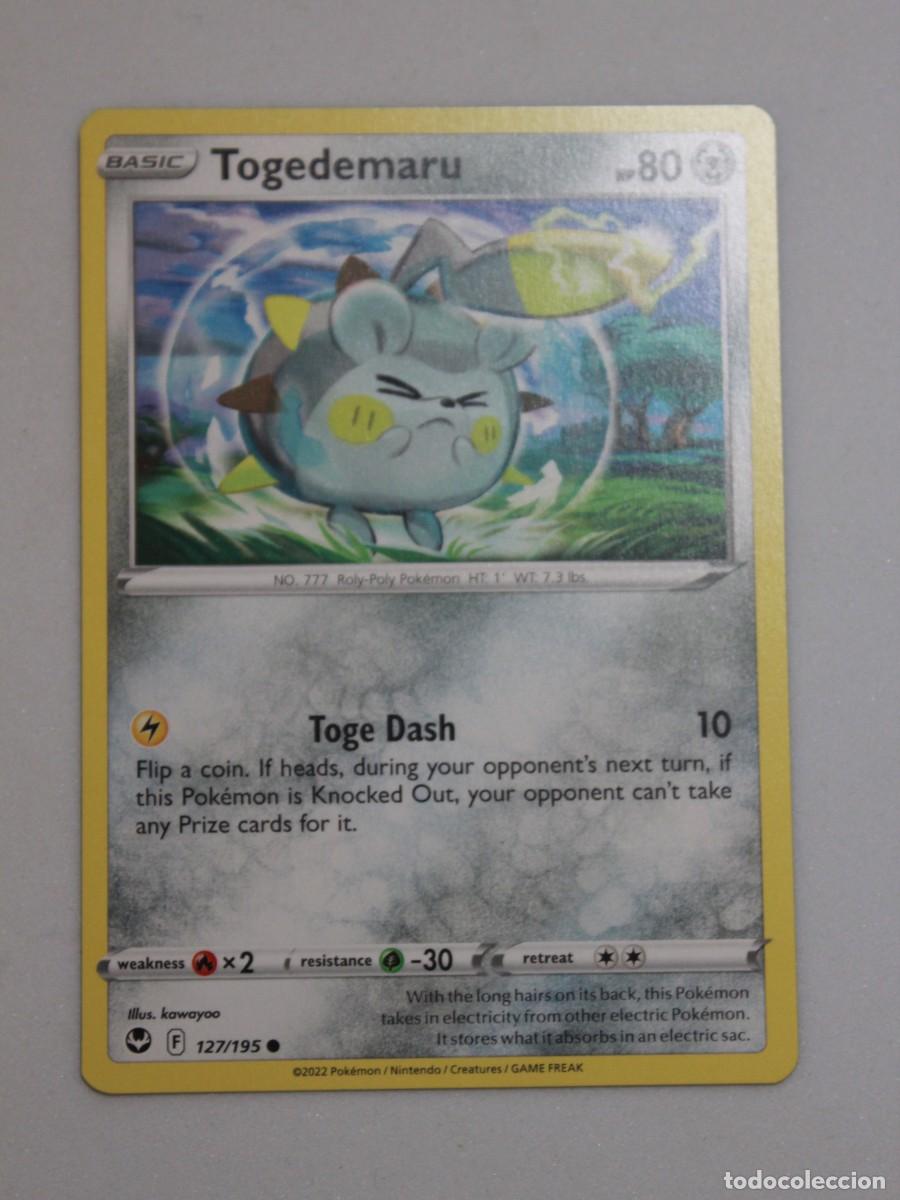 Trading cards: Togedemaru 127/195 Reverse Holo &ndash; Pok&eacute;mon TCG Silver Tempest