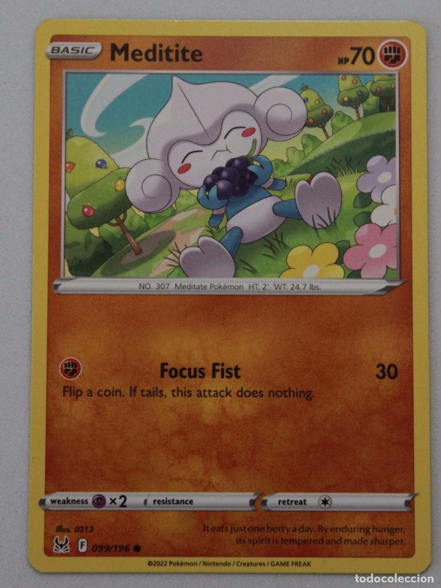 Trading cards: Meditite 099/196 Pok&eacute;mon TCG Lost Origin