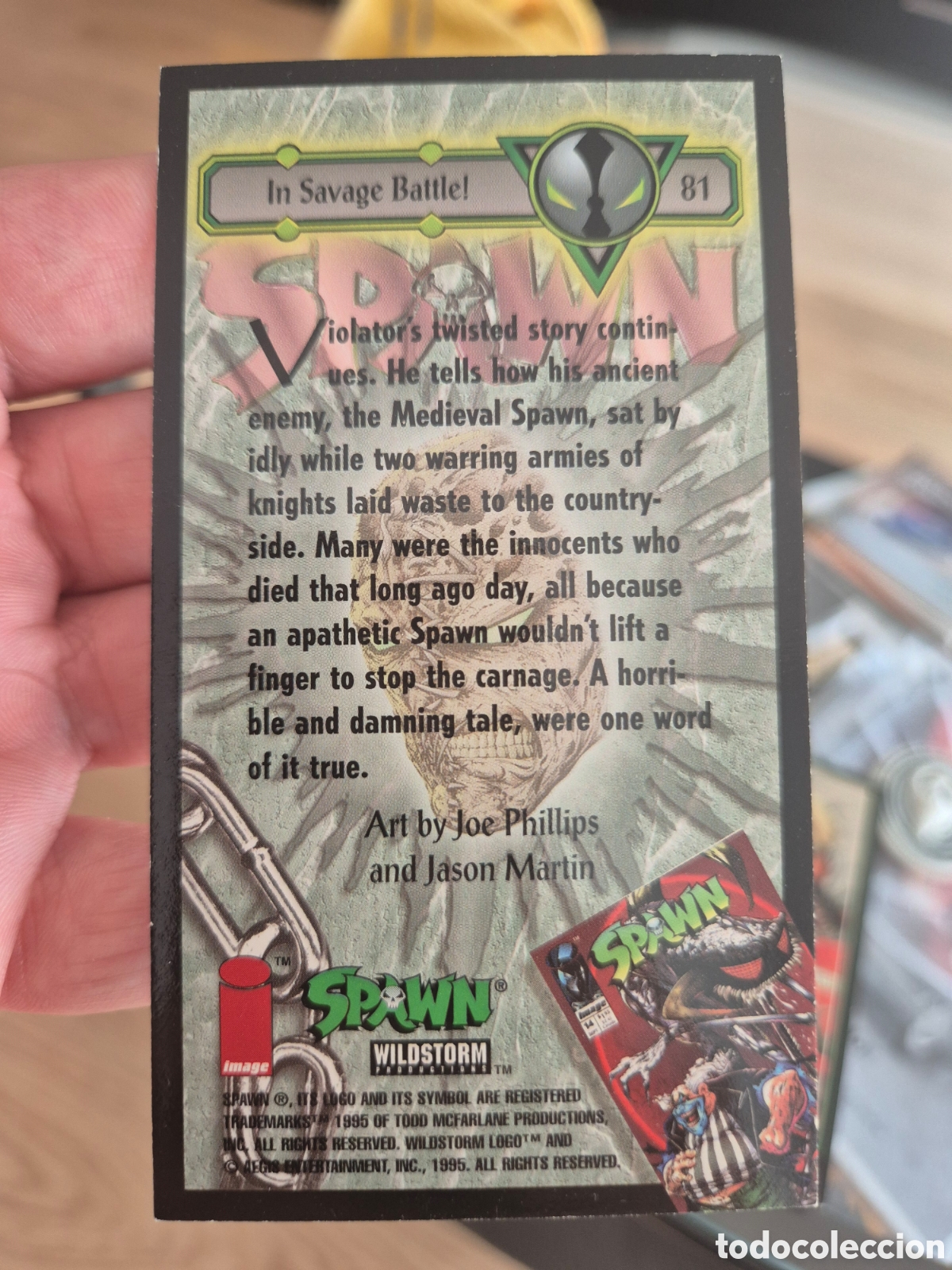 Trading cards: TRADING CARDS SPAWN 1995 WIDLSTORM - Foto 4