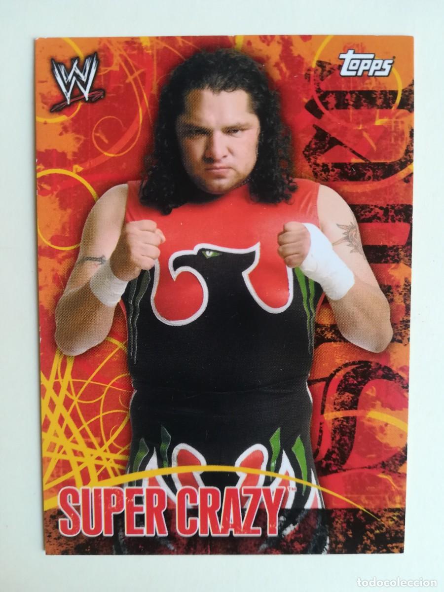 Trading cards: WWE Face Off N&ordm; 30. Super Crazy. Topps 2007.