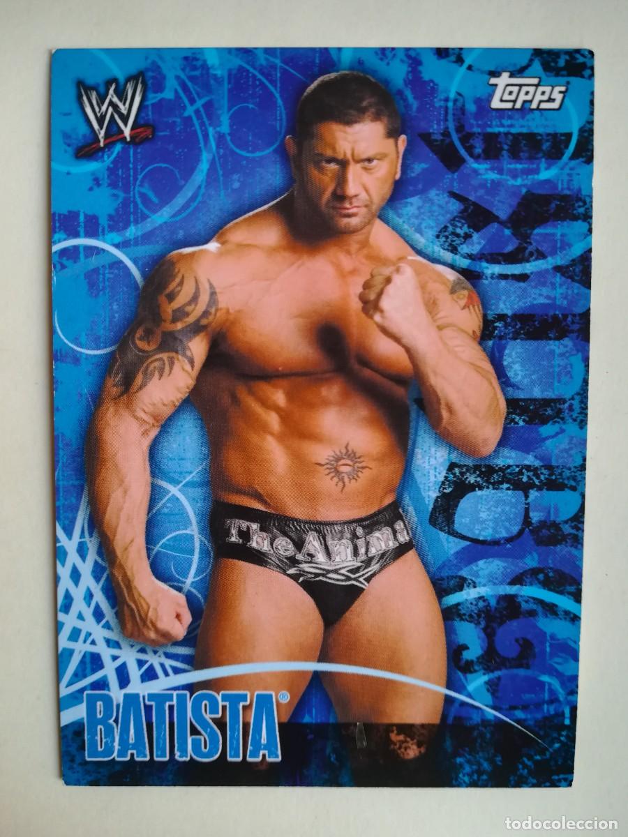 Trading cards: WWE Face Off N&ordm; 37. Batista. Topps 2007.